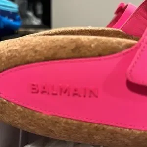 Balmain | Shoes | Balmain Bit Chunky Cork Sole Buckled 